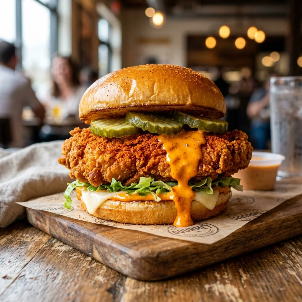 Spicy Chicken Sandwich - Premium Shake Shack chicken item