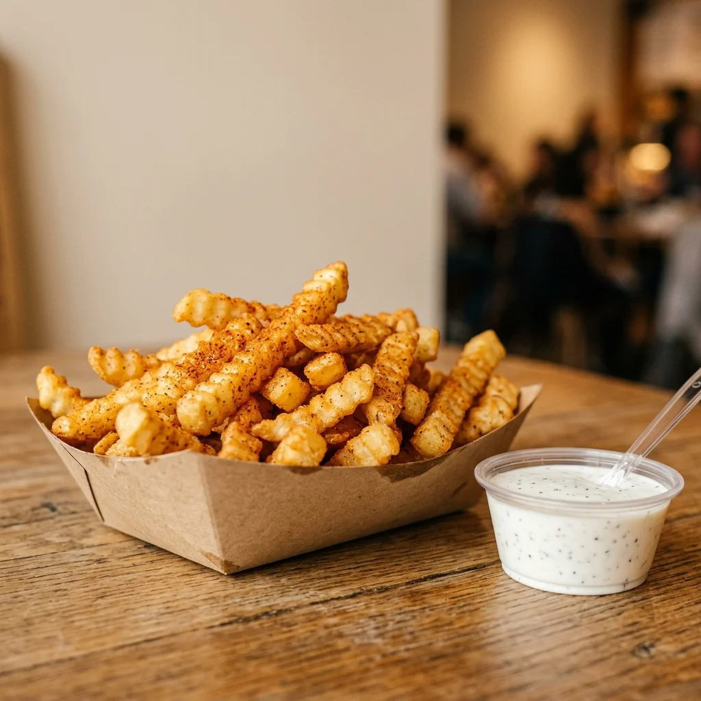 Spicy Fries with Ranch - Premium Shake Shack fries item