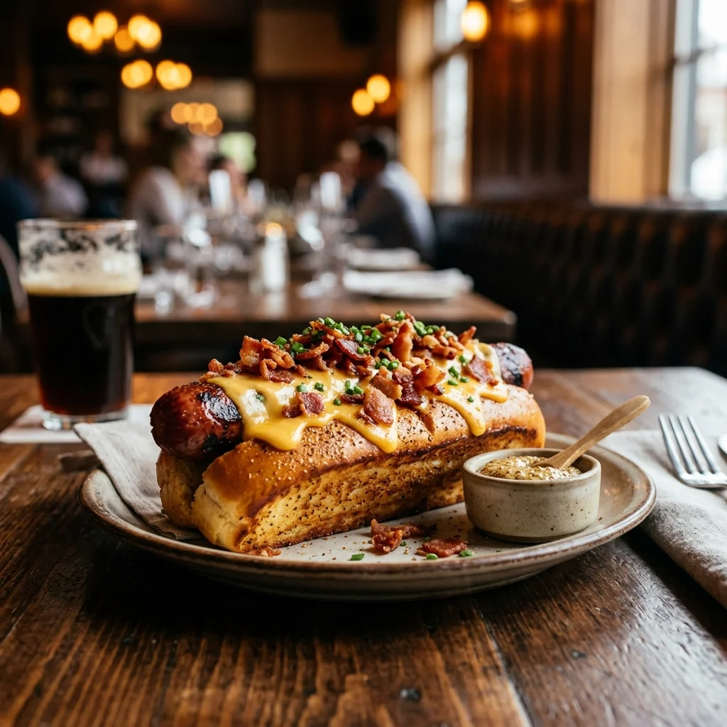 Bacon Cheese Dog - Premium Shake Shack flat top-dogs item