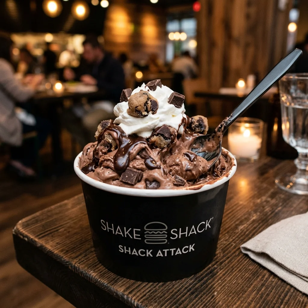 Shack Attack Frozen Custard Concrete - Premium Shake Shack frozen custard item
