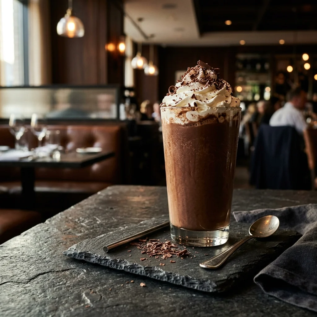 Chocolate hand spun Shake - Premium Shake Shack shakes item